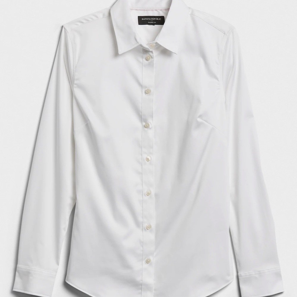 White Button Down - Banana Republic (Non Iron) NWT!